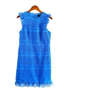 J.Crew light blue lace dress